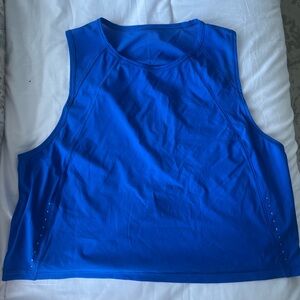 lululemon athletica Royal Blue Athletic Tank Top